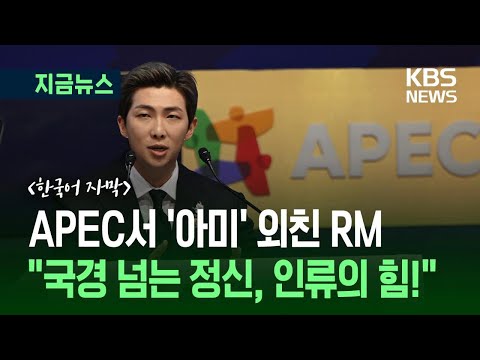 BTS RM's Keynote Speech at the APEC CEO Summit (2025)